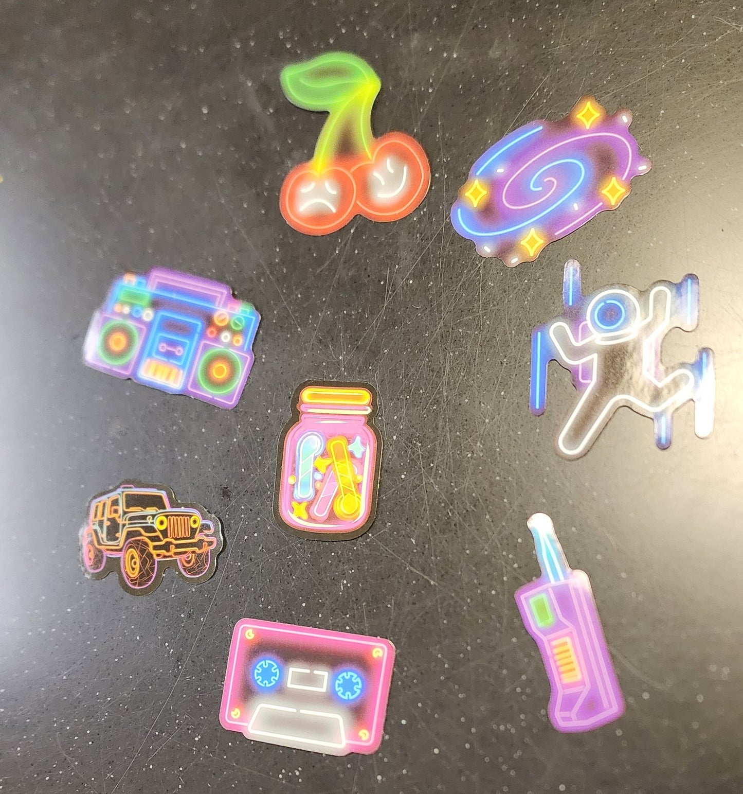 Neon Stickers
